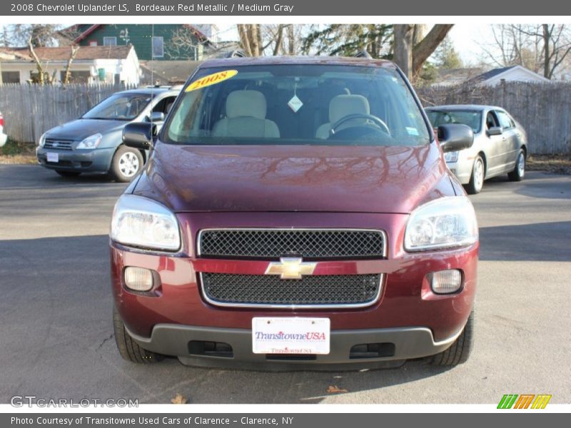 Bordeaux Red Metallic / Medium Gray 2008 Chevrolet Uplander LS