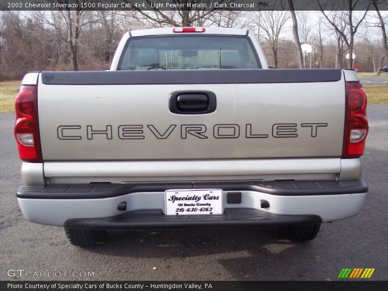 Light Pewter Metallic / Dark Charcoal 2003 Chevrolet Silverado 1500 Regular Cab 4x4