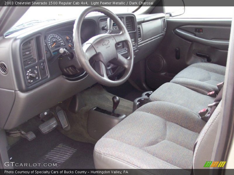 Light Pewter Metallic / Dark Charcoal 2003 Chevrolet Silverado 1500 Regular Cab 4x4