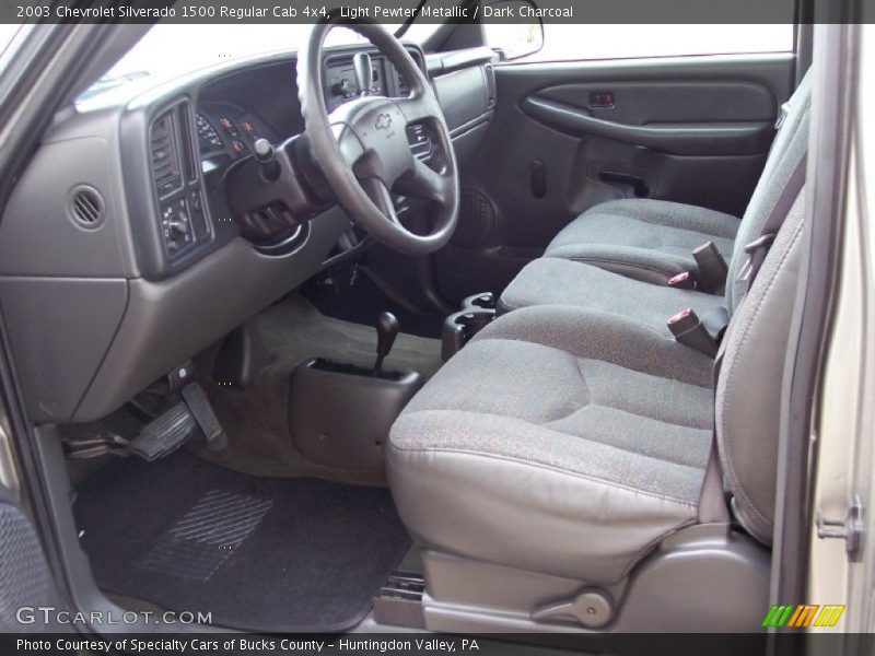 Light Pewter Metallic / Dark Charcoal 2003 Chevrolet Silverado 1500 Regular Cab 4x4