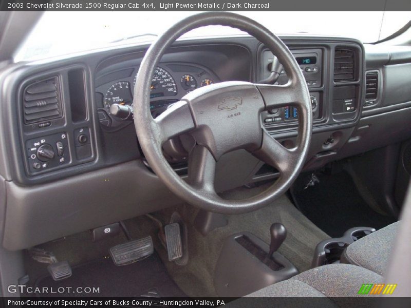 Light Pewter Metallic / Dark Charcoal 2003 Chevrolet Silverado 1500 Regular Cab 4x4