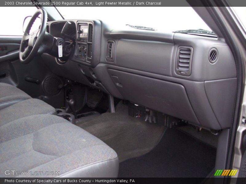 Light Pewter Metallic / Dark Charcoal 2003 Chevrolet Silverado 1500 Regular Cab 4x4