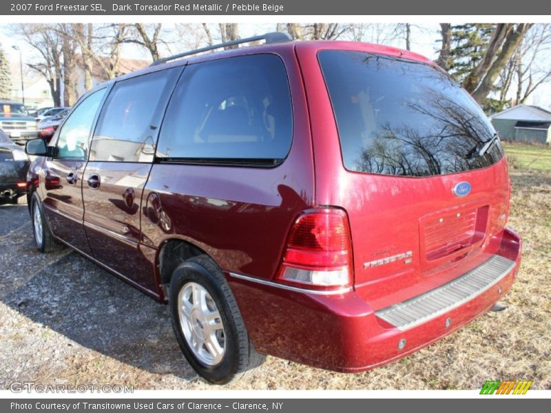 Dark Toreador Red Metallic / Pebble Beige 2007 Ford Freestar SEL