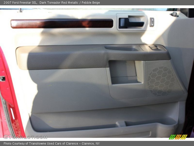 Dark Toreador Red Metallic / Pebble Beige 2007 Ford Freestar SEL