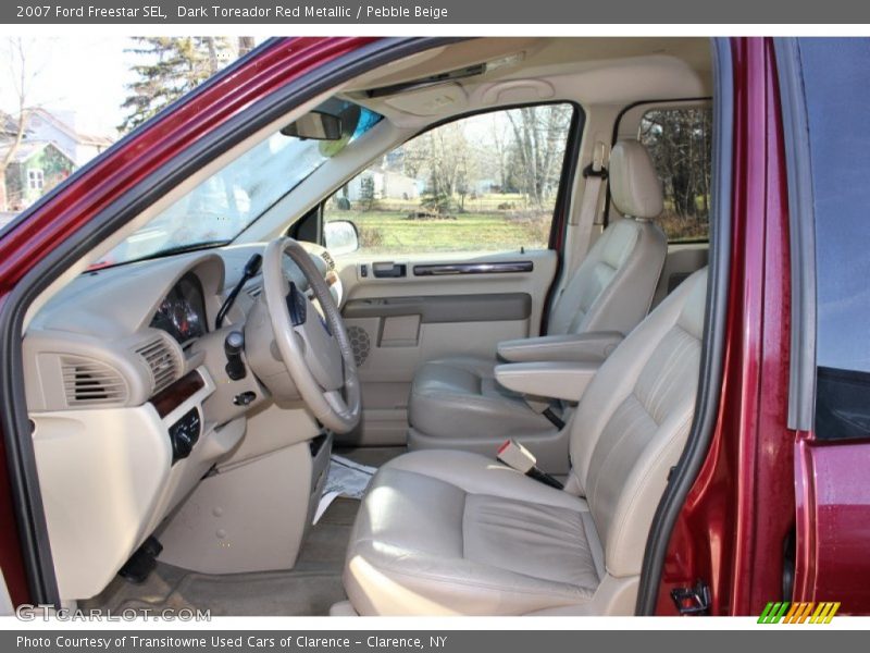 Dark Toreador Red Metallic / Pebble Beige 2007 Ford Freestar SEL