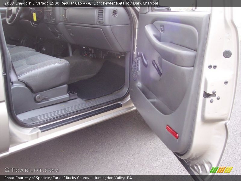 Light Pewter Metallic / Dark Charcoal 2003 Chevrolet Silverado 1500 Regular Cab 4x4