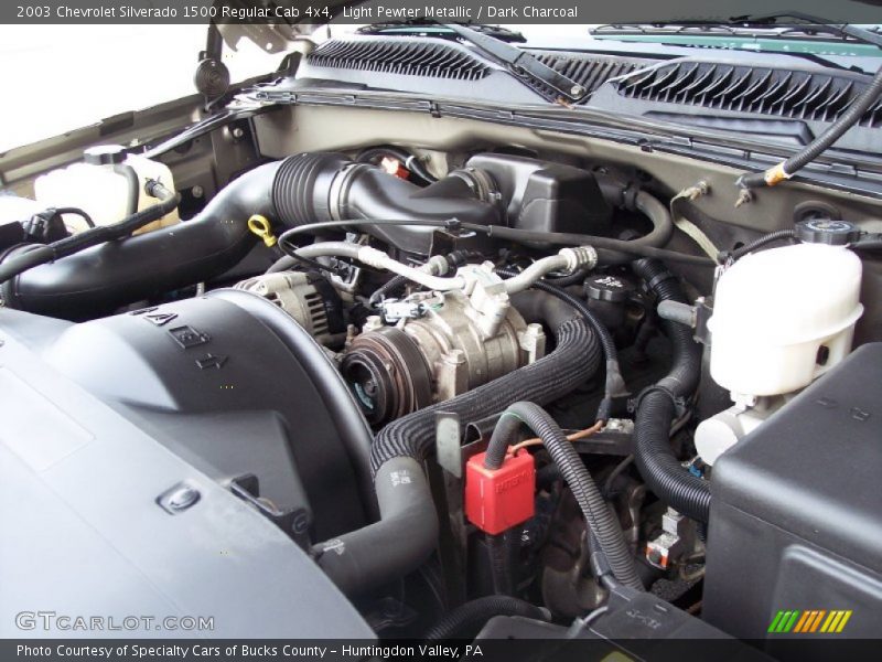 Light Pewter Metallic / Dark Charcoal 2003 Chevrolet Silverado 1500 Regular Cab 4x4