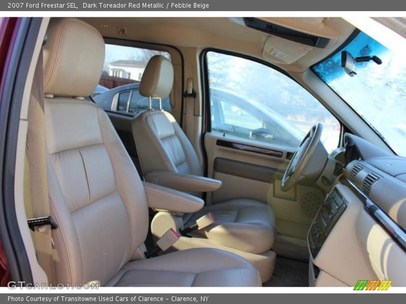 Dark Toreador Red Metallic / Pebble Beige 2007 Ford Freestar SEL