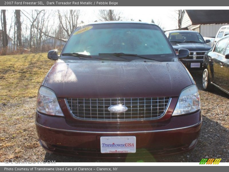 Dark Toreador Red Metallic / Pebble Beige 2007 Ford Freestar SEL