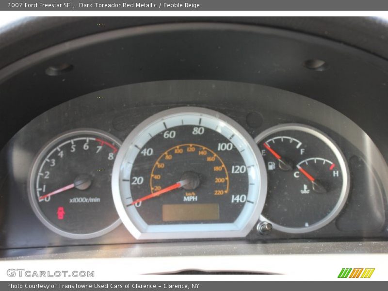 Dark Toreador Red Metallic / Pebble Beige 2007 Ford Freestar SEL