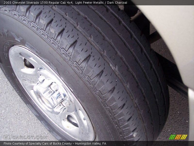 Light Pewter Metallic / Dark Charcoal 2003 Chevrolet Silverado 1500 Regular Cab 4x4