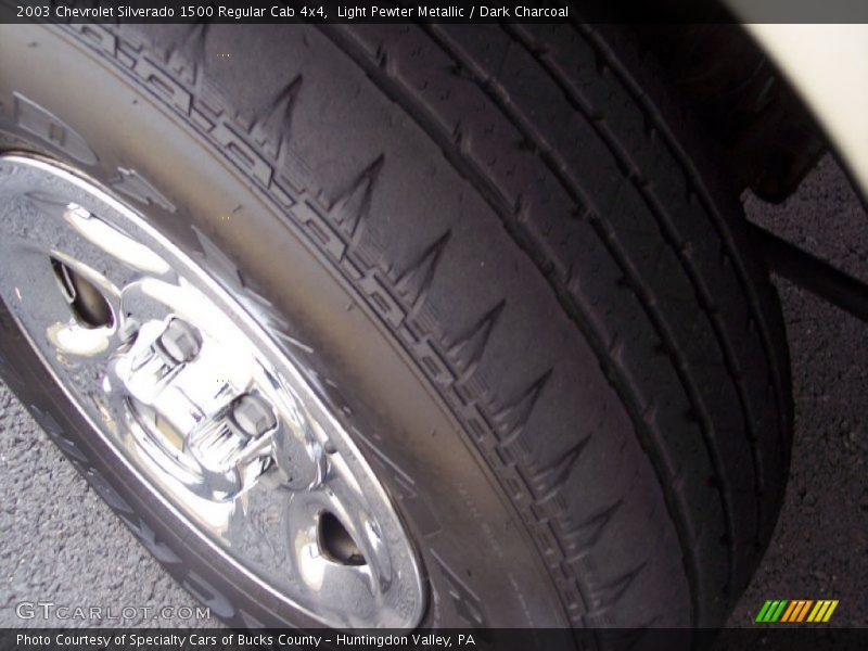 Light Pewter Metallic / Dark Charcoal 2003 Chevrolet Silverado 1500 Regular Cab 4x4