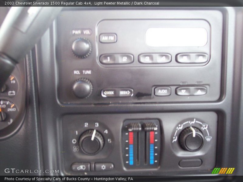 Controls of 2003 Silverado 1500 Regular Cab 4x4
