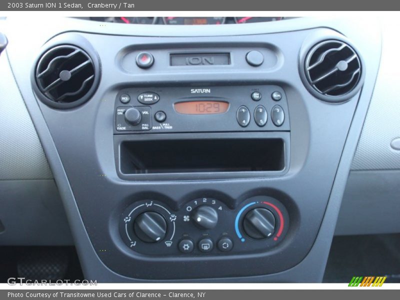 Controls of 2003 ION 1 Sedan