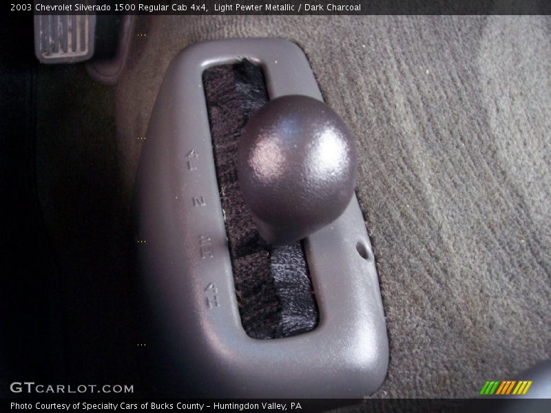 Light Pewter Metallic / Dark Charcoal 2003 Chevrolet Silverado 1500 Regular Cab 4x4