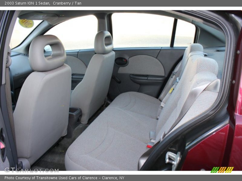  2003 ION 1 Sedan Tan Interior