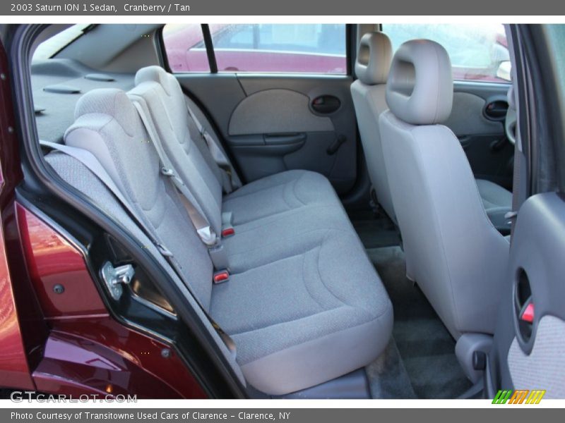 Cranberry / Tan 2003 Saturn ION 1 Sedan