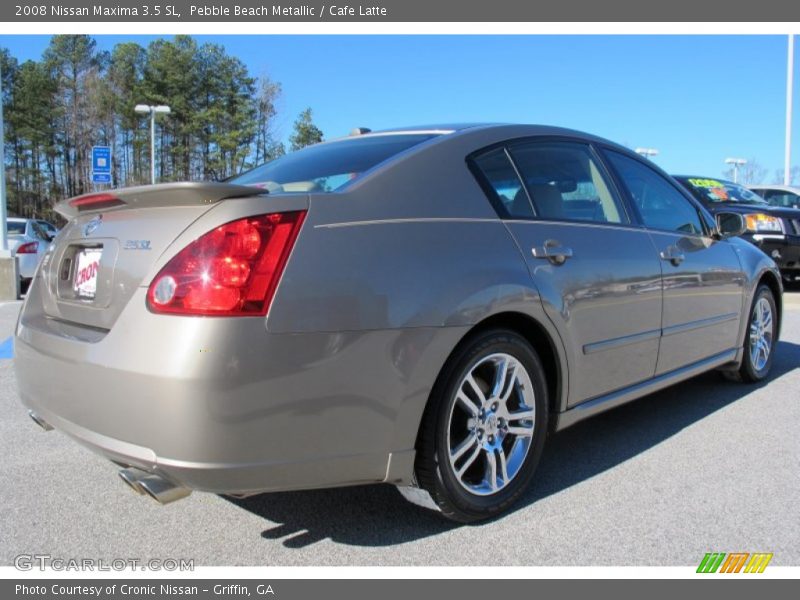 Pebble Beach Metallic / Cafe Latte 2008 Nissan Maxima 3.5 SL