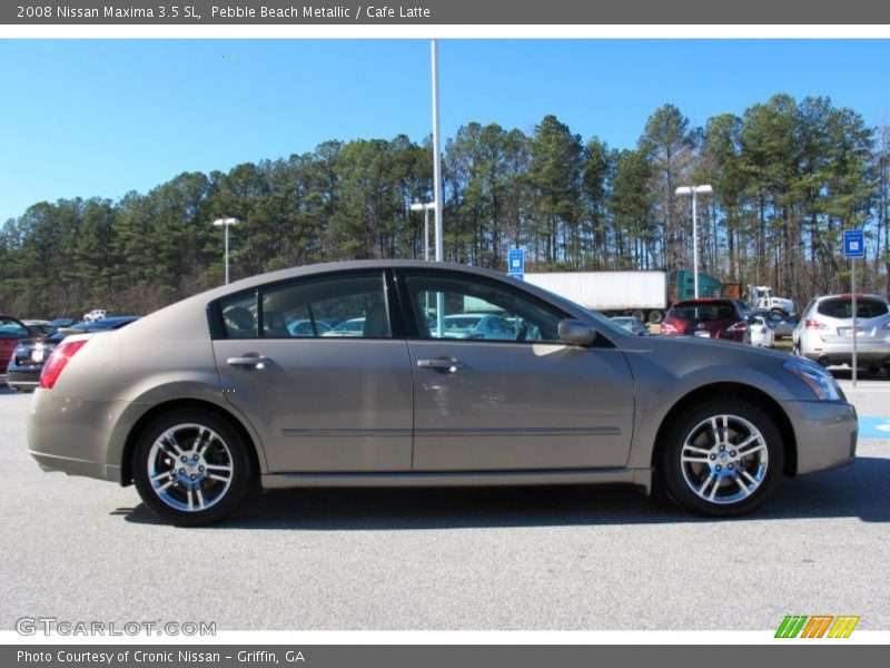 Pebble Beach Metallic / Cafe Latte 2008 Nissan Maxima 3.5 SL