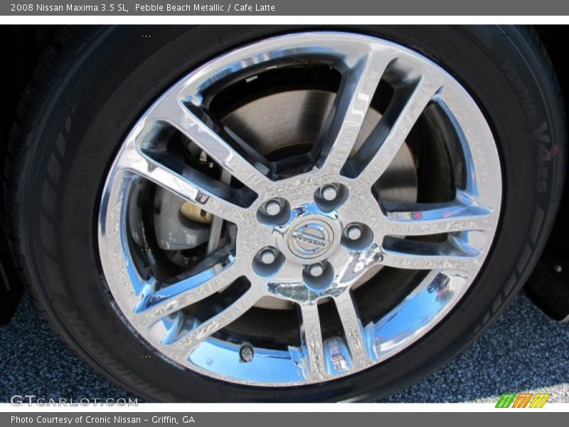Pebble Beach Metallic / Cafe Latte 2008 Nissan Maxima 3.5 SL