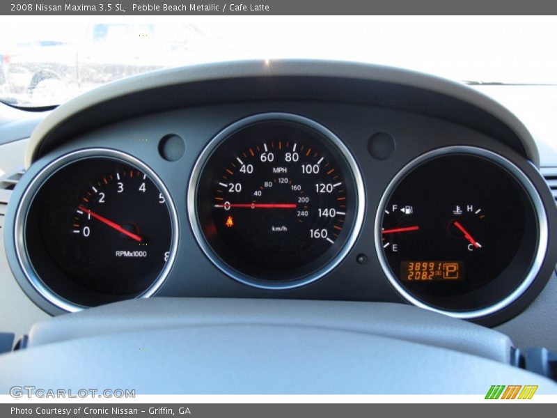 Pebble Beach Metallic / Cafe Latte 2008 Nissan Maxima 3.5 SL