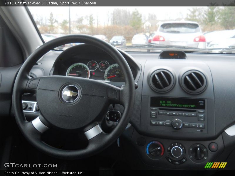 Sport Red / Charcoal 2011 Chevrolet Aveo LT Sedan