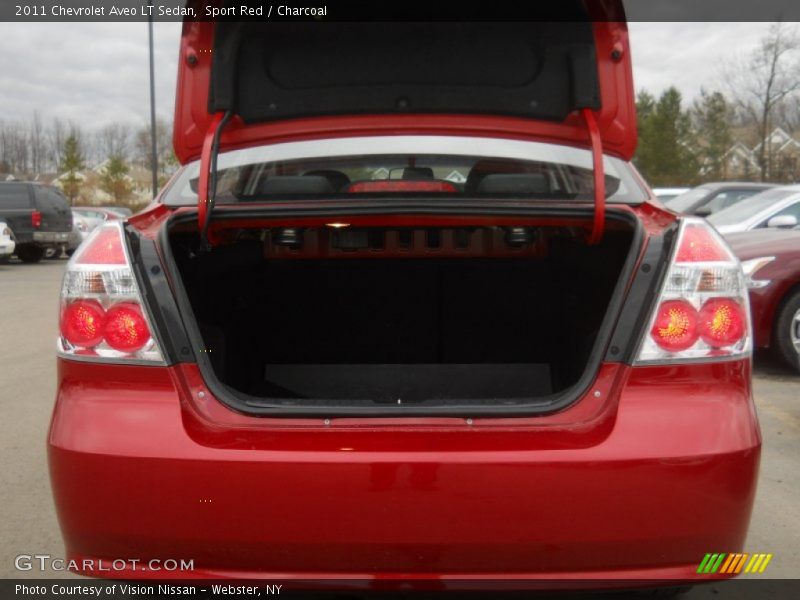 Sport Red / Charcoal 2011 Chevrolet Aveo LT Sedan