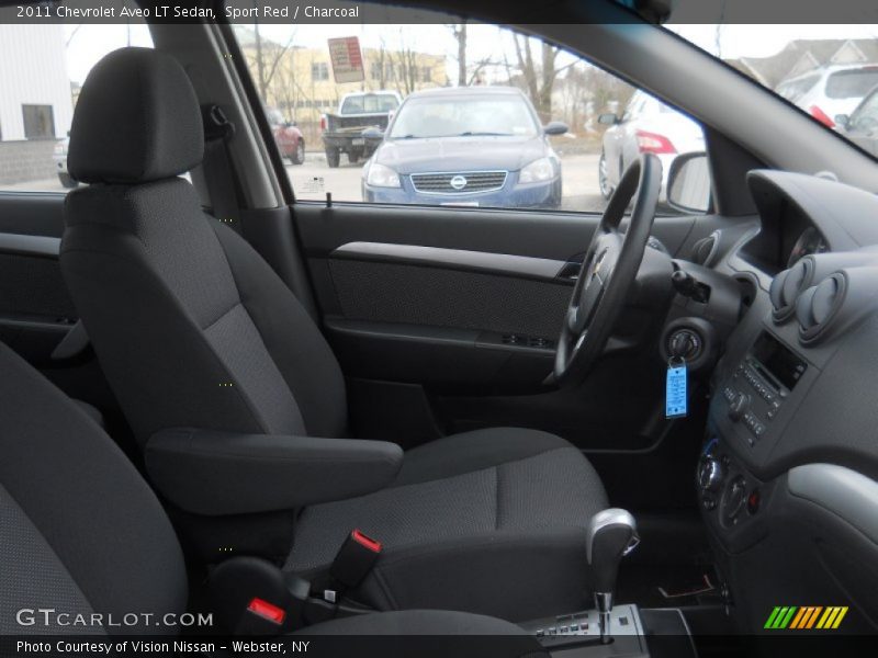 Sport Red / Charcoal 2011 Chevrolet Aveo LT Sedan