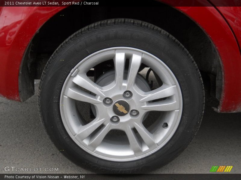 Sport Red / Charcoal 2011 Chevrolet Aveo LT Sedan