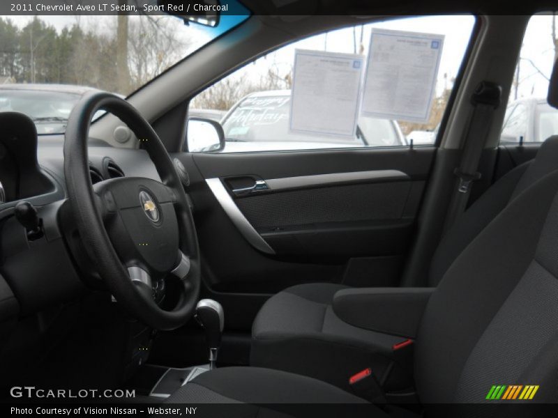 Sport Red / Charcoal 2011 Chevrolet Aveo LT Sedan