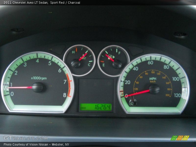 Sport Red / Charcoal 2011 Chevrolet Aveo LT Sedan