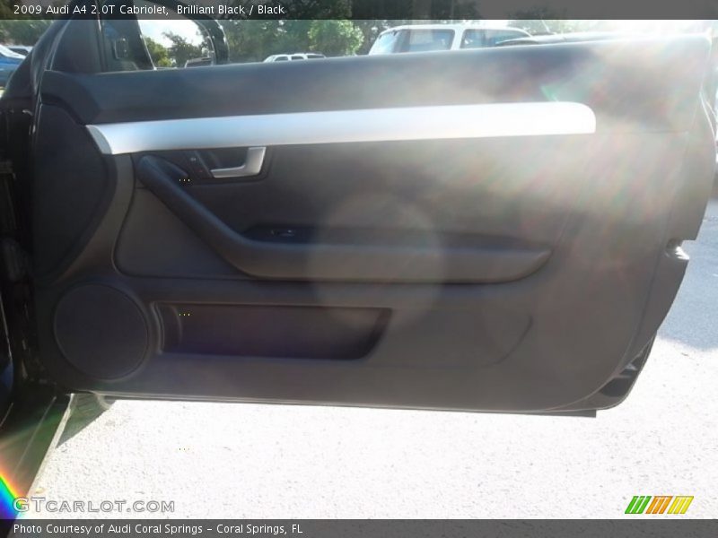 Brilliant Black / Black 2009 Audi A4 2.0T Cabriolet