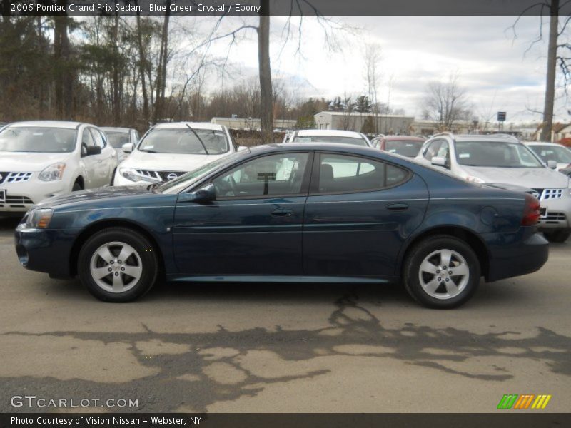 Blue Green Crystal / Ebony 2006 Pontiac Grand Prix Sedan