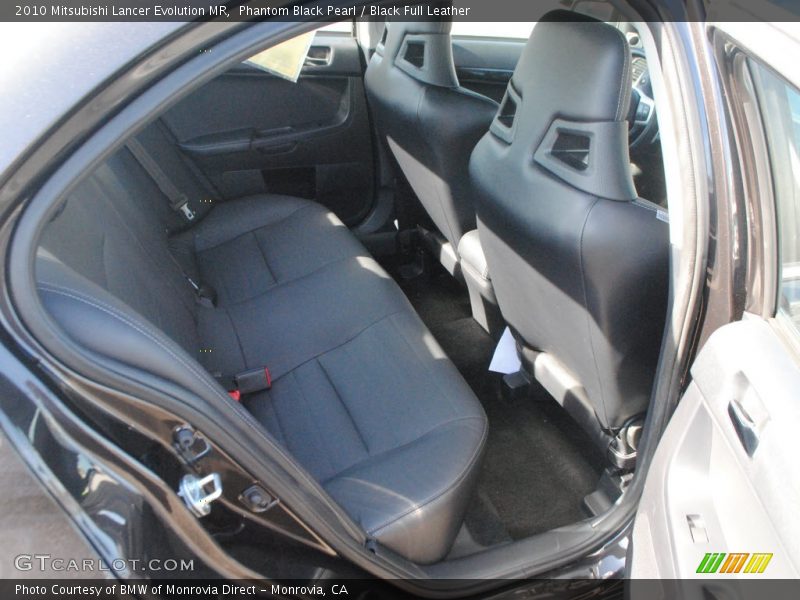 Phantom Black Pearl / Black Full Leather 2010 Mitsubishi Lancer Evolution MR
