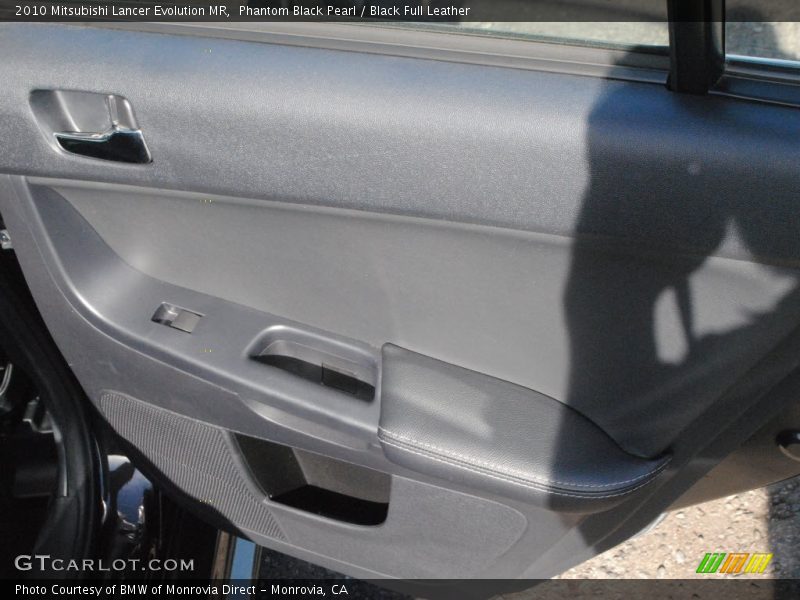 Phantom Black Pearl / Black Full Leather 2010 Mitsubishi Lancer Evolution MR