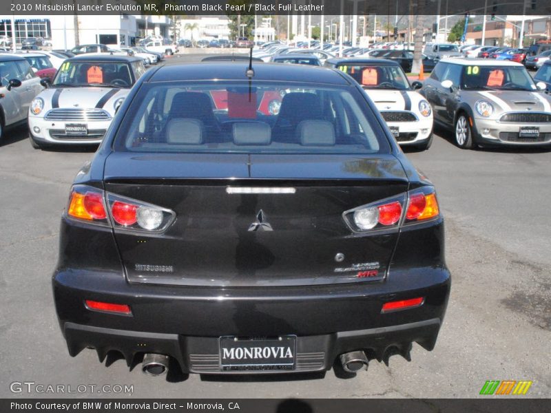 Phantom Black Pearl / Black Full Leather 2010 Mitsubishi Lancer Evolution MR