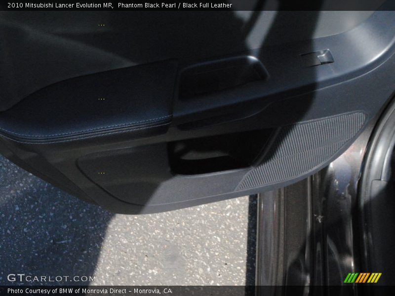 Phantom Black Pearl / Black Full Leather 2010 Mitsubishi Lancer Evolution MR