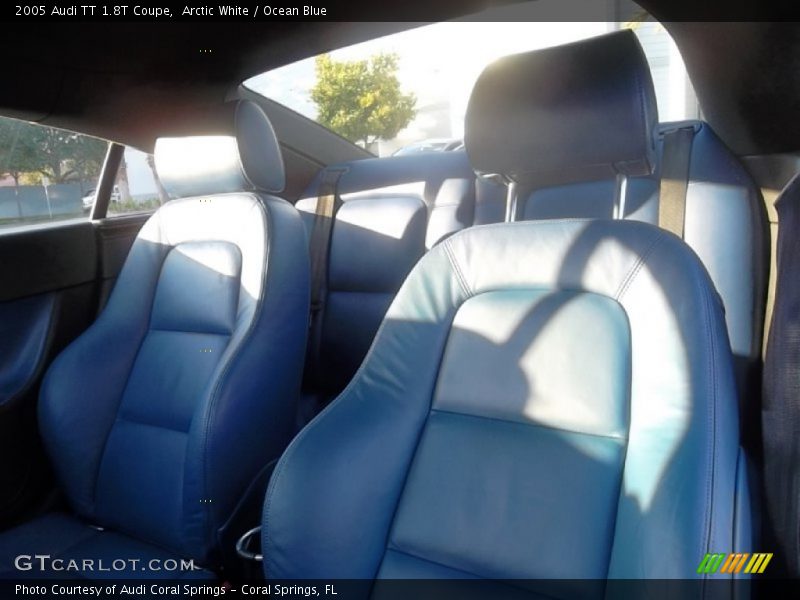  2005 TT 1.8T Coupe Ocean Blue Interior