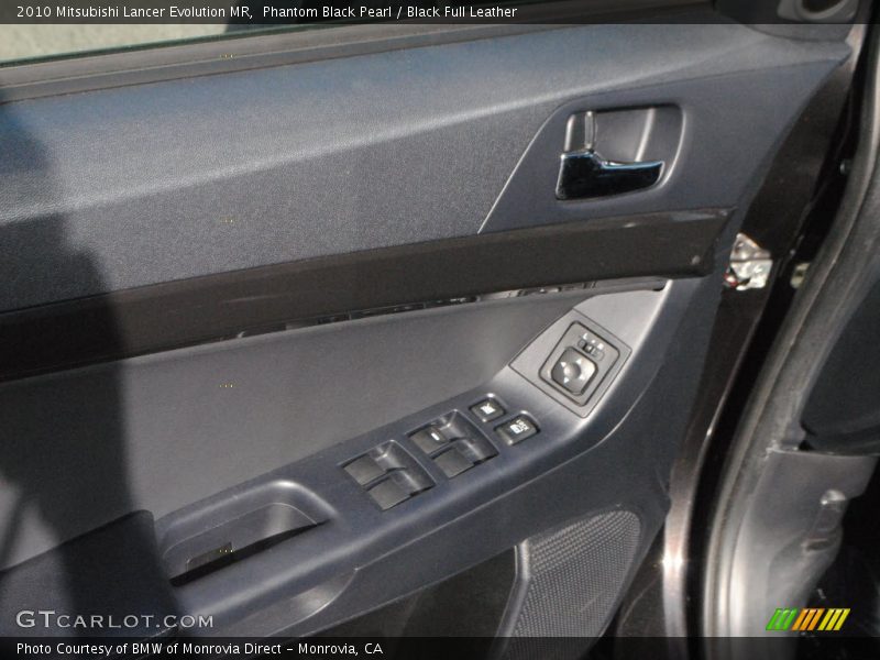 Phantom Black Pearl / Black Full Leather 2010 Mitsubishi Lancer Evolution MR