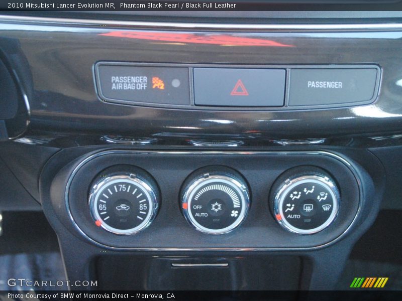 Controls of 2010 Lancer Evolution MR