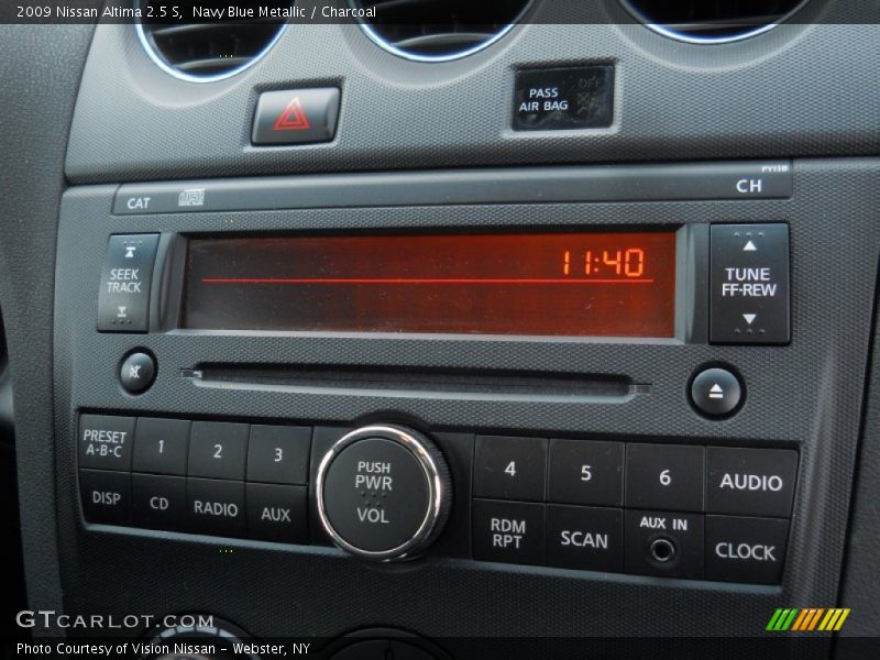Navy Blue Metallic / Charcoal 2009 Nissan Altima 2.5 S