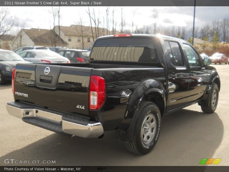Super Black / Steel 2011 Nissan Frontier S Crew Cab 4x4
