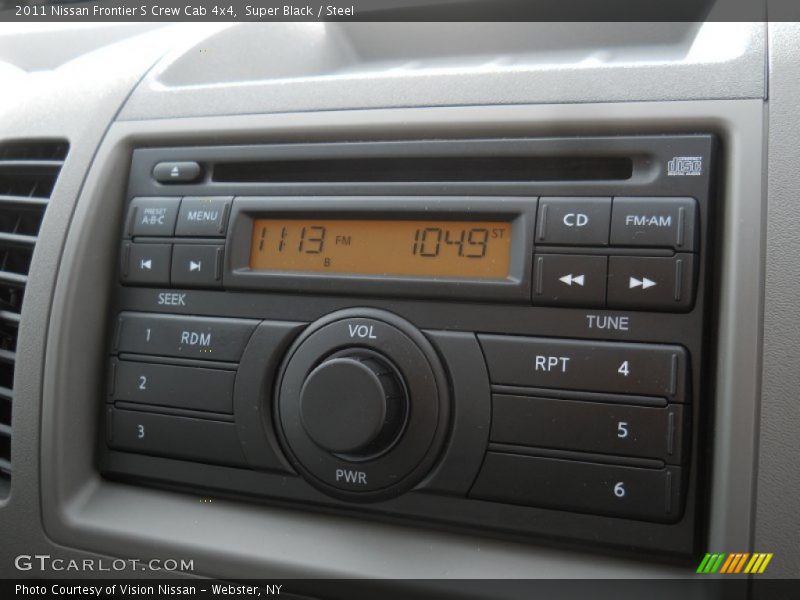 Super Black / Steel 2011 Nissan Frontier S Crew Cab 4x4