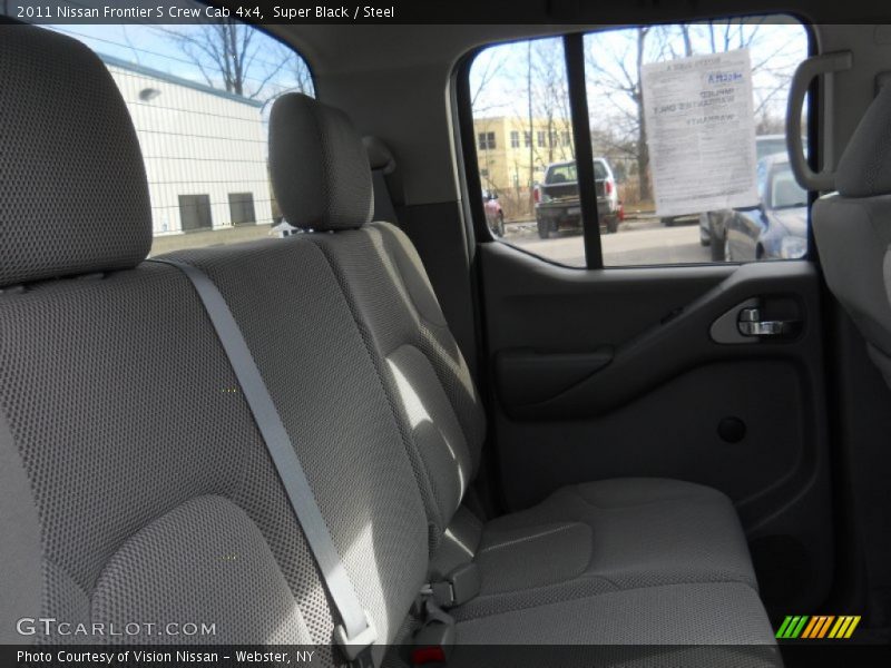 Super Black / Steel 2011 Nissan Frontier S Crew Cab 4x4