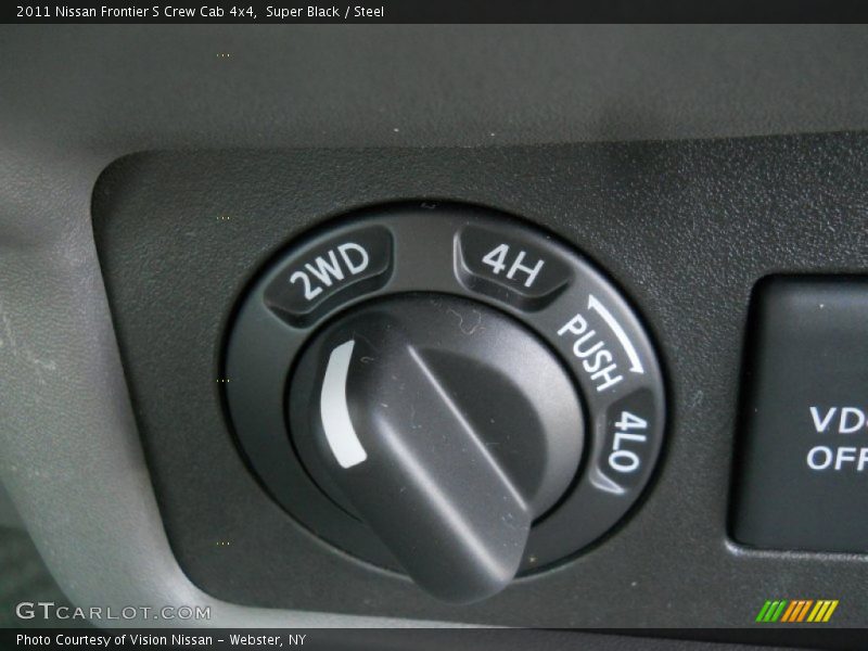 Super Black / Steel 2011 Nissan Frontier S Crew Cab 4x4
