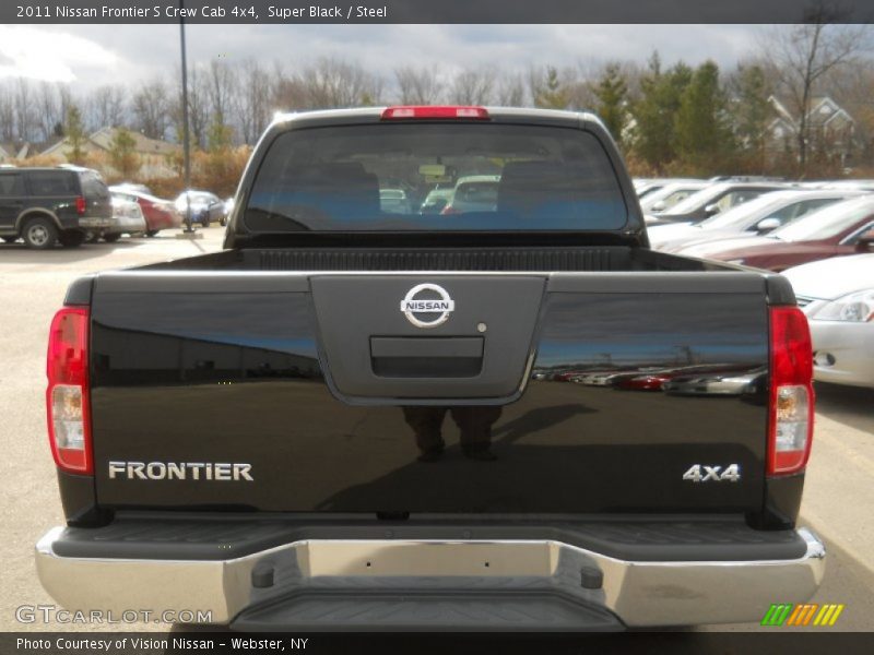Super Black / Steel 2011 Nissan Frontier S Crew Cab 4x4
