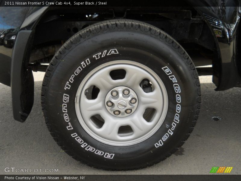 Super Black / Steel 2011 Nissan Frontier S Crew Cab 4x4