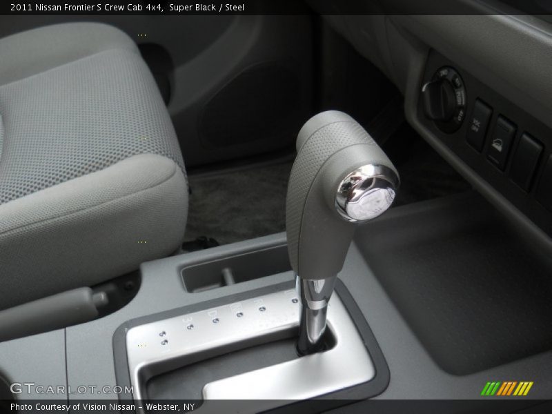Super Black / Steel 2011 Nissan Frontier S Crew Cab 4x4