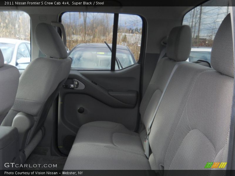 Super Black / Steel 2011 Nissan Frontier S Crew Cab 4x4