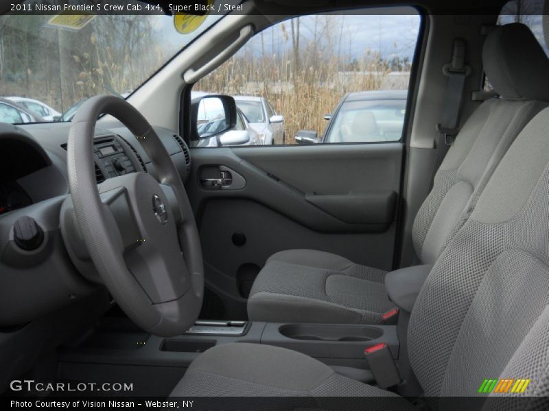 Super Black / Steel 2011 Nissan Frontier S Crew Cab 4x4
